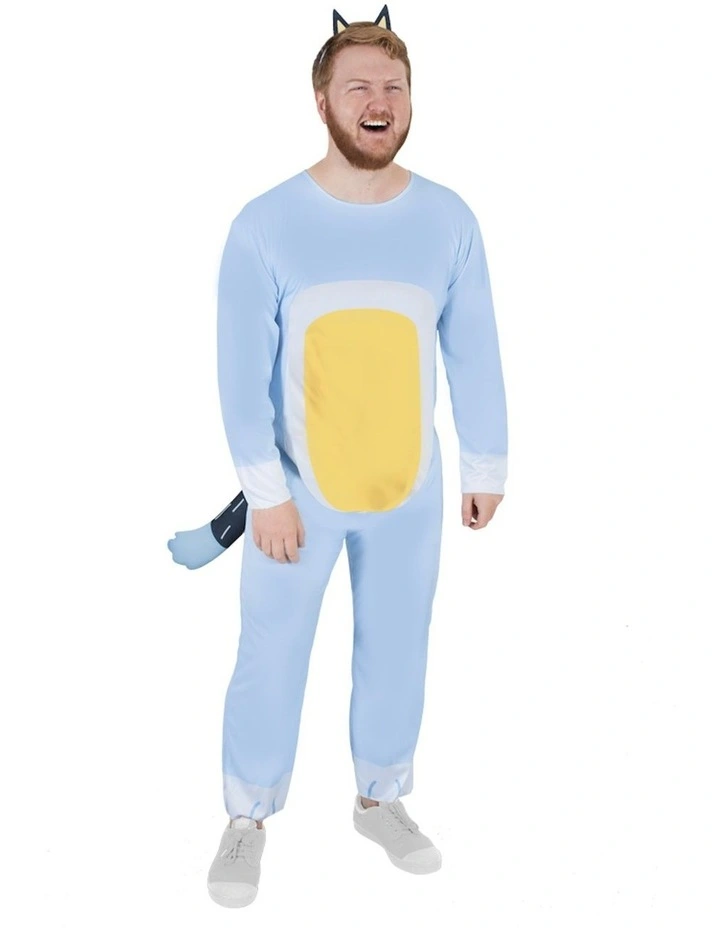 Bandit Jumpsuit Dress Up Halloween Party Costume in Blue
