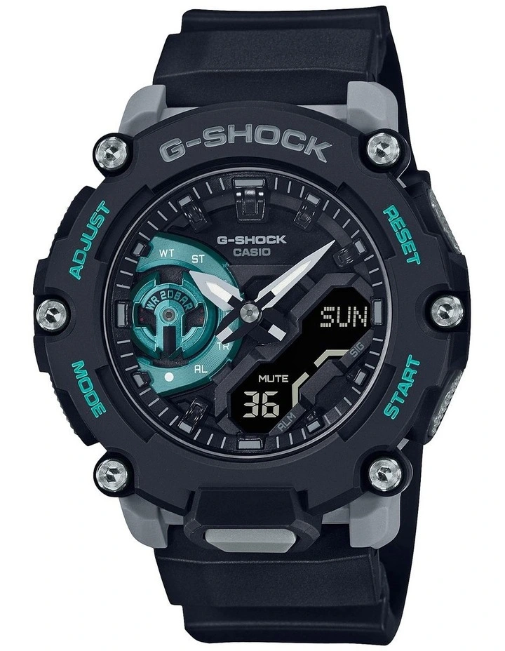 G Shock Carbon Core Guard Black Watch GA2200M-1A