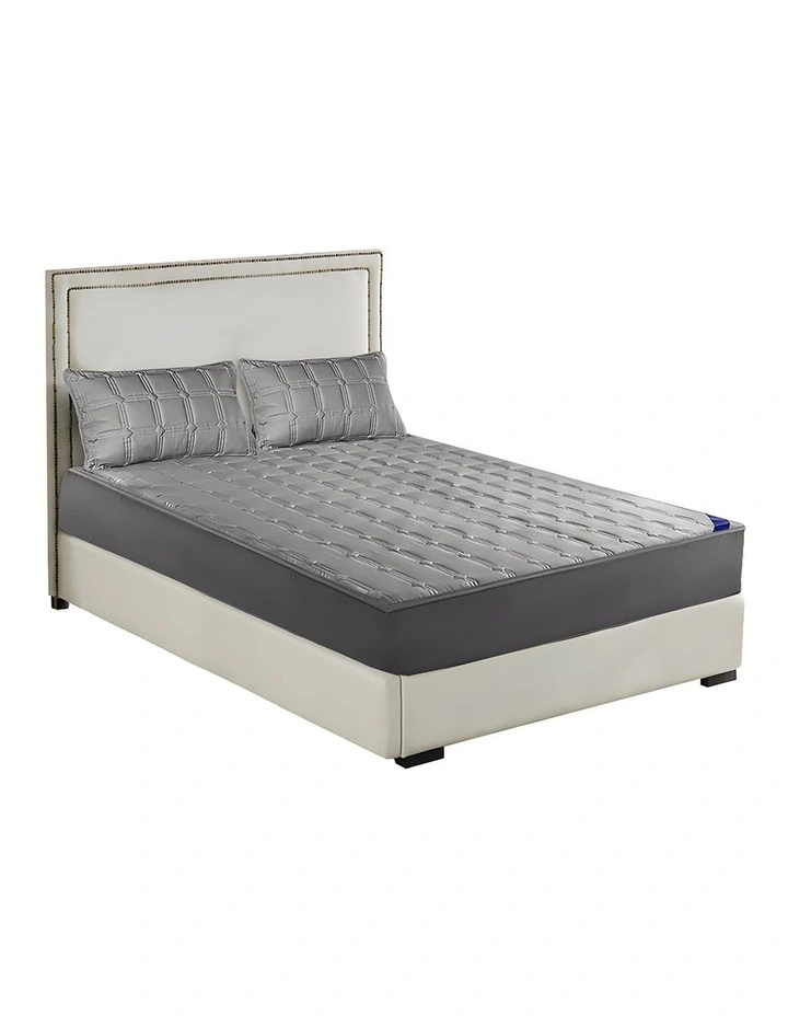 Bed Spread Sheet Protector with Pillow Covers 183cm in Grey