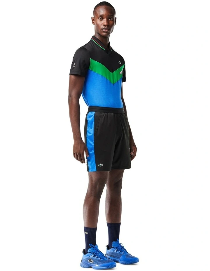 DM Tennis Shorts in Black/Hilo