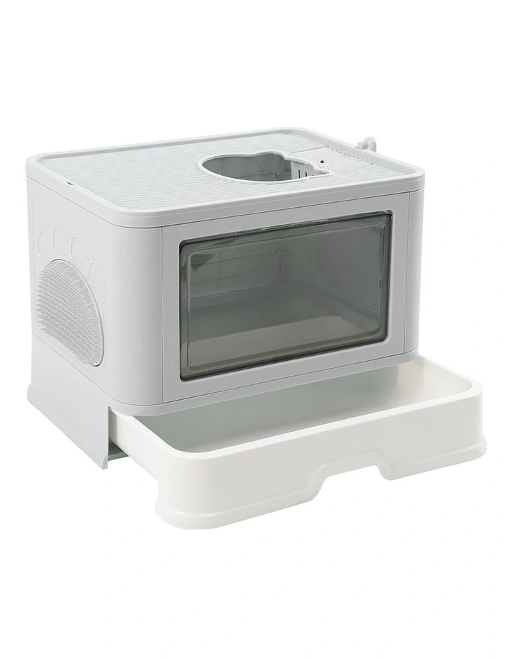 Foldable Cat Litter Box in Grey
