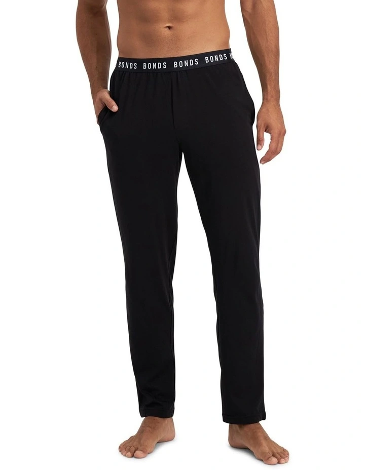 Sleep Jersey Pant in Black