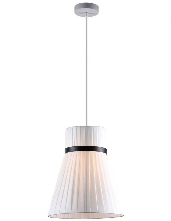 Bellina Pendant Light Small/Long Bell in White