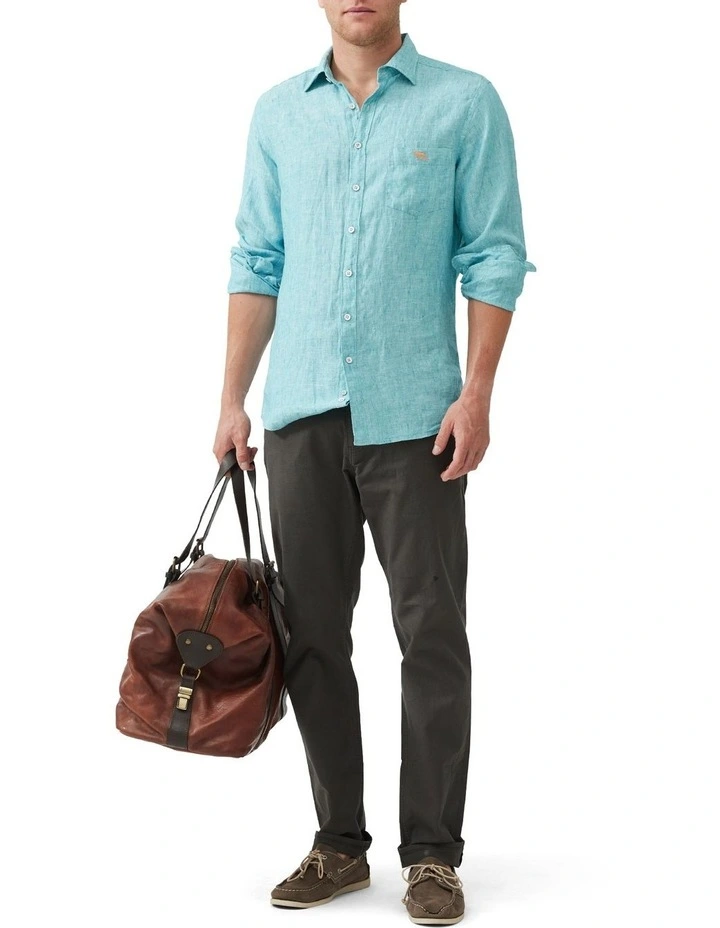 Coromandel 2 Shirt in Washed Teal