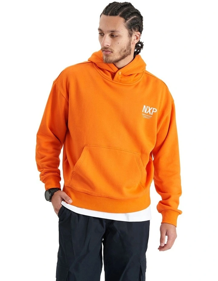 Platinum Heavy Box Fit Hooded Sweater in Green