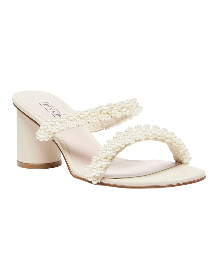Scarlet Sandals in Ivory
