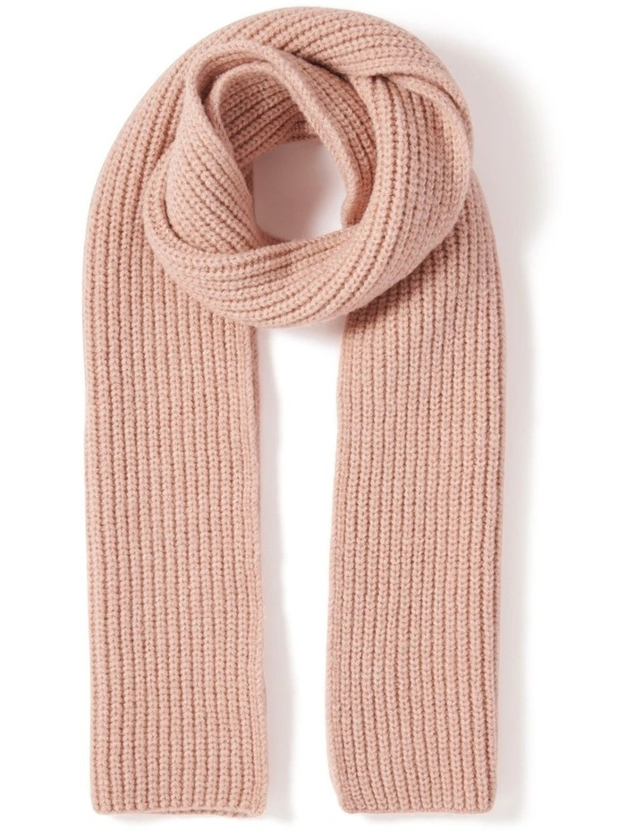 Rory Knit Scarf in Pink