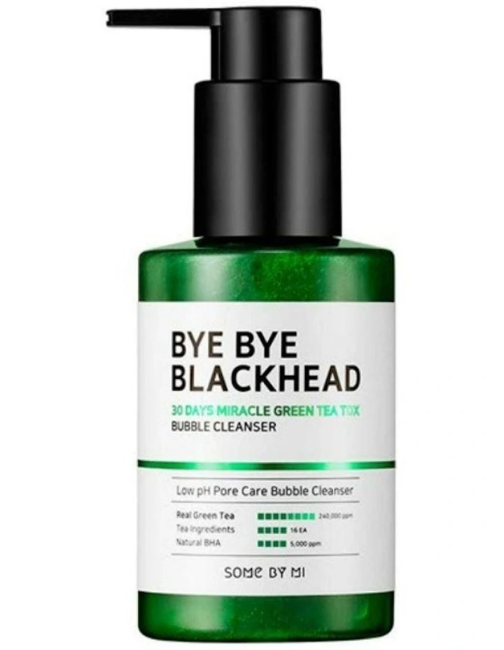 Miracle Bye Bye 30 Days Blackhead Green Tea Tox Bubble Cleanser
