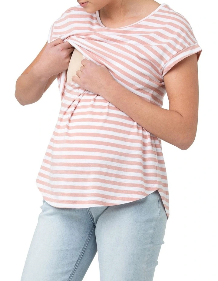 Lionel Nursing Tee in Pink