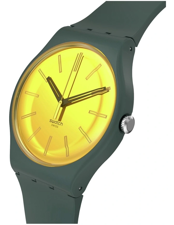 Gold in The Garden Watch in Green