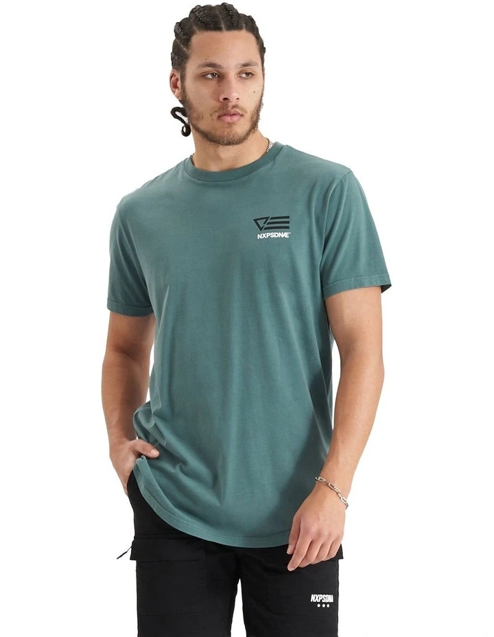 Advance Dual Curved Tee in Green