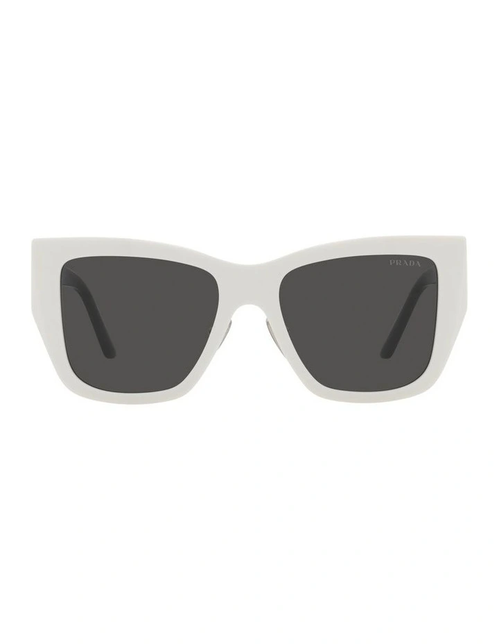 PR 21YS White Sunglasses
