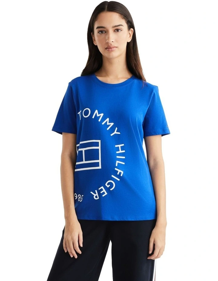 Regular Roundal Tee in Blue