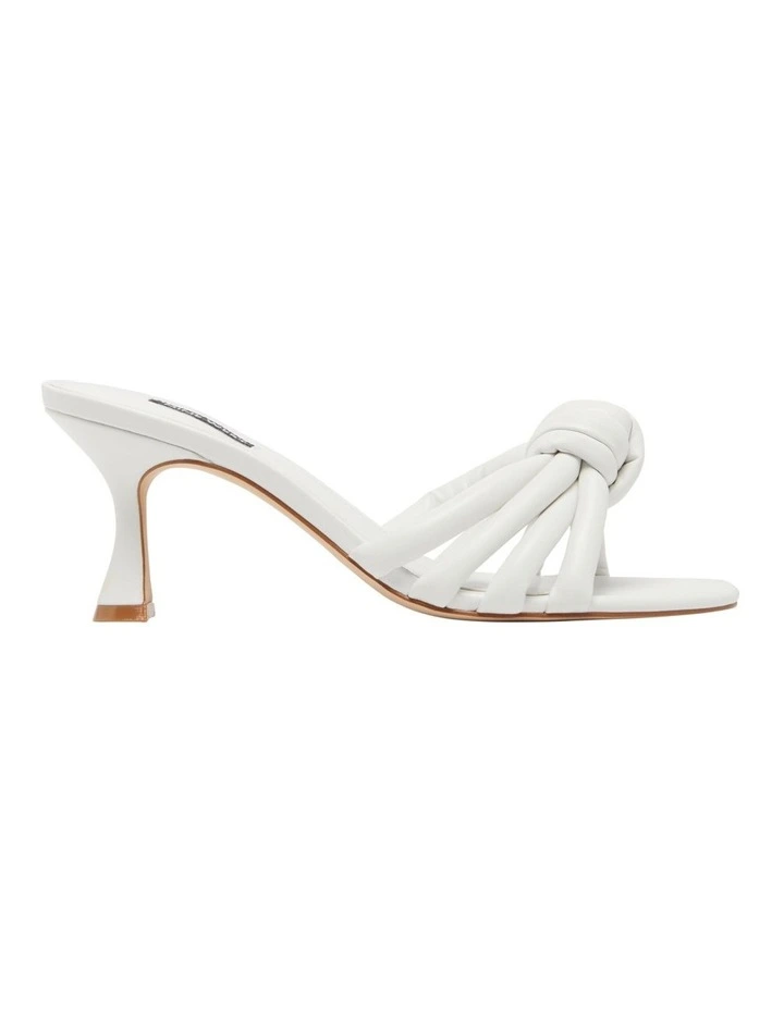 Niah Heeled Mule in White