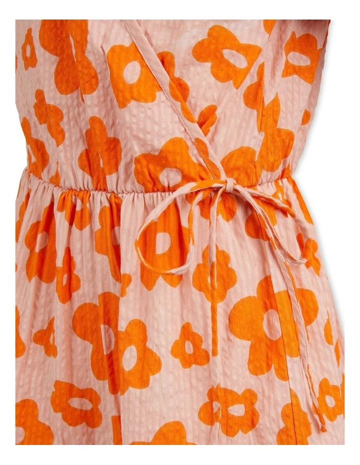 Darcy Wrap Dress (8-16 Years) in Print