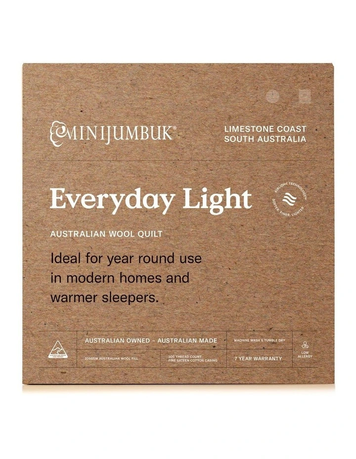 Everyday Light Wool Quilt