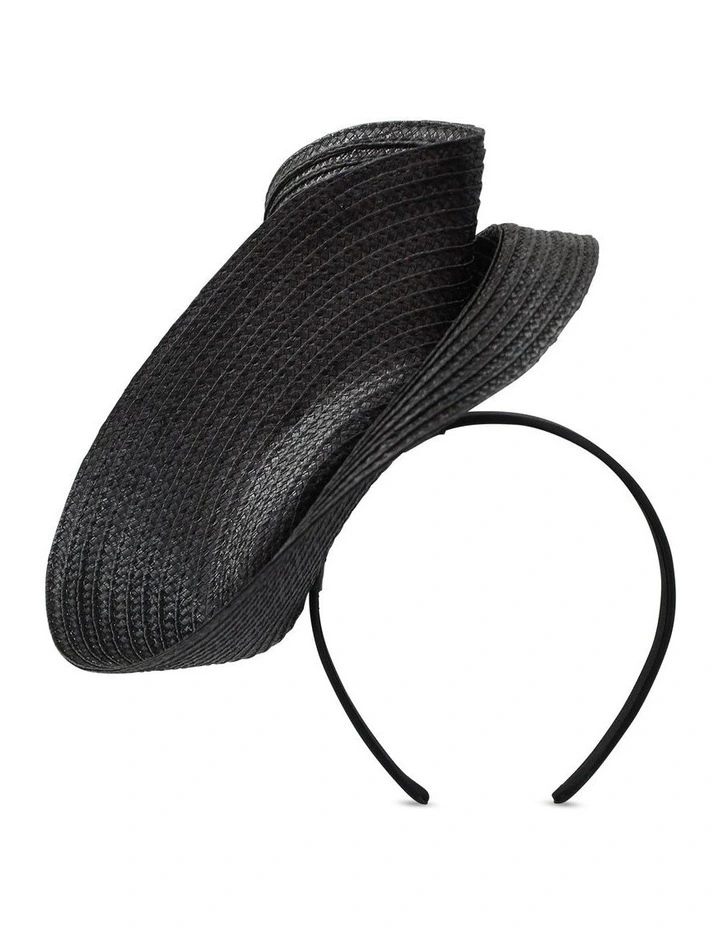 Alexia Fascinator in Black