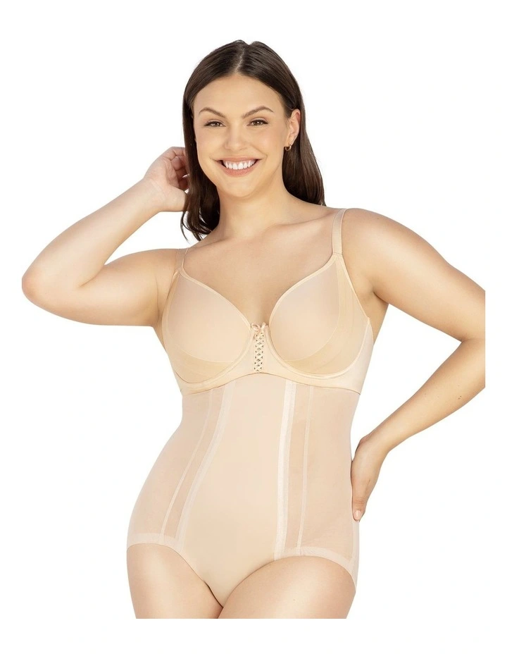 Shea Ultra High Waist Smoothing & Shaping Brief in Beige
