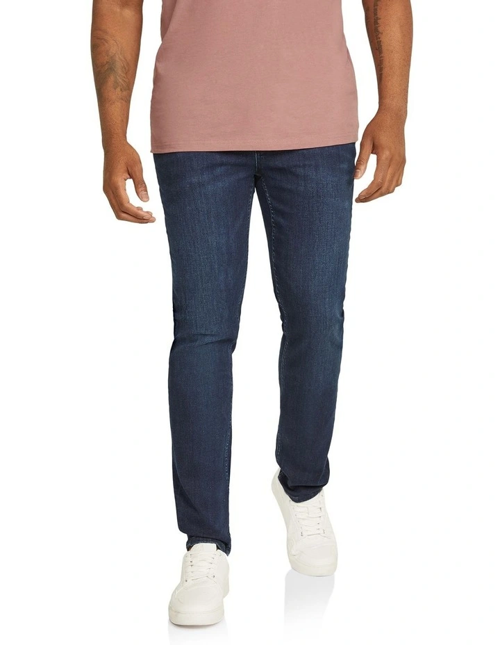 Hunter Superflex Slim Denim Jeans in Dark Wash