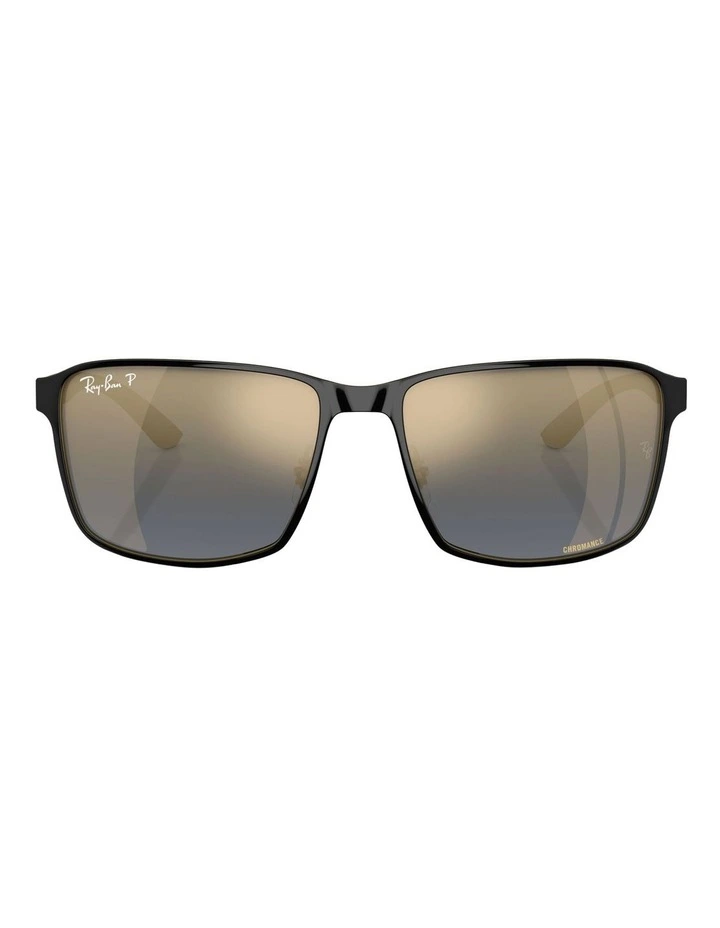Chromance Polarised RB3721CH Sunglasses in Black