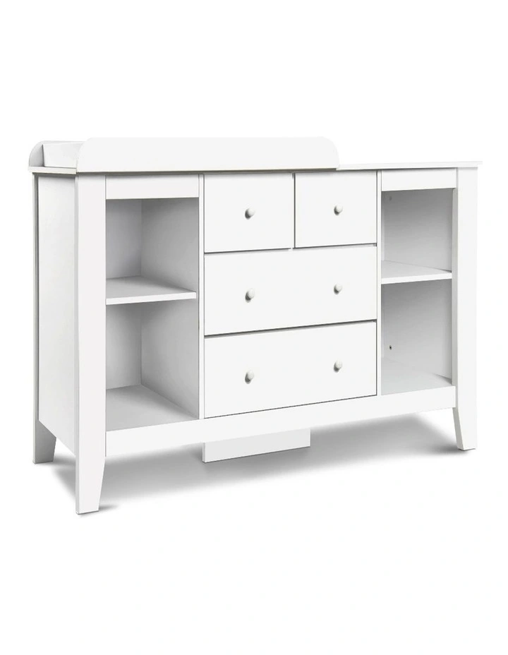 Keezi Change Table Baby Chest of Drawer Dresser Cabinet Changer Nursery Toy Box
