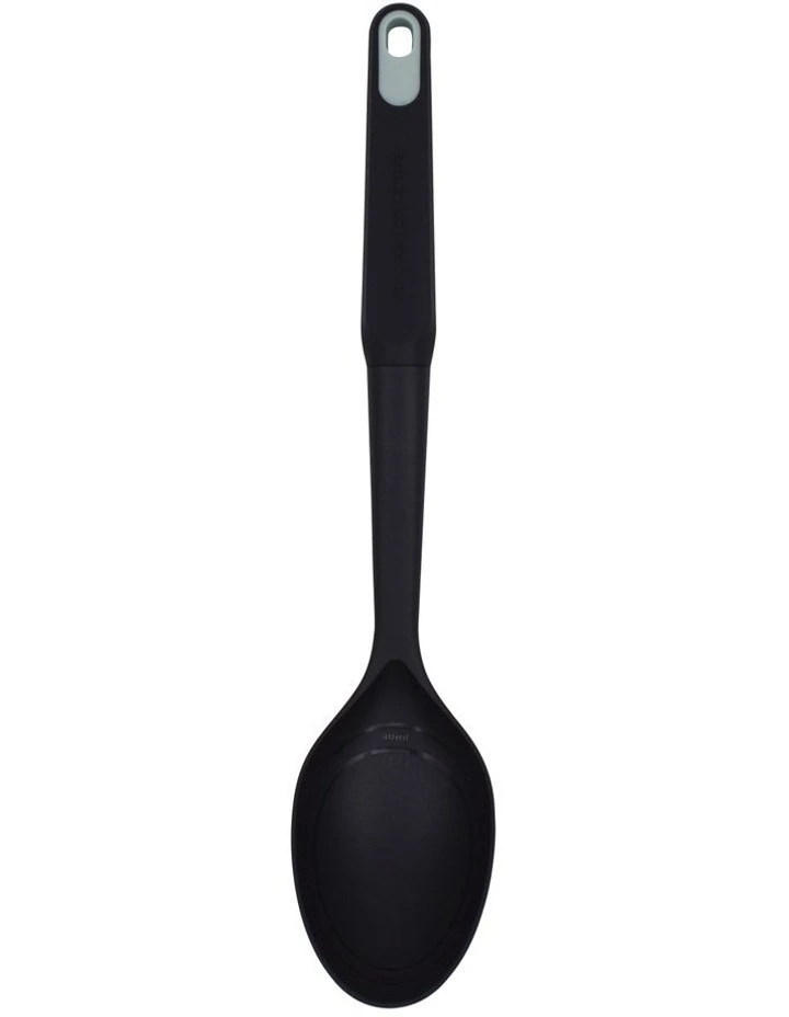 Nylon Slotted Spoon 35cm in Black