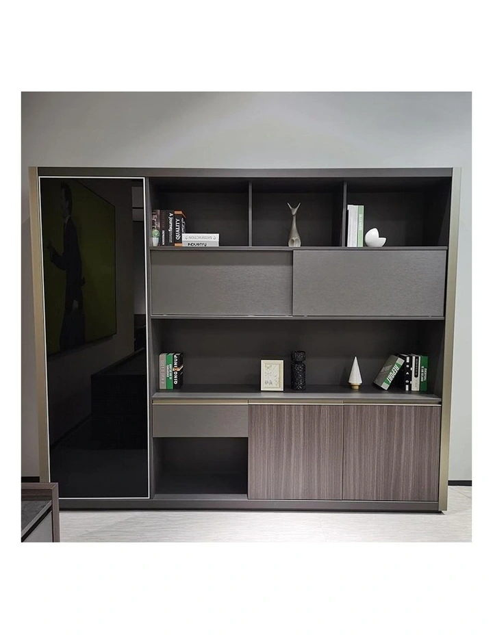 Kaison Display Unit 240cm in Dark Oak