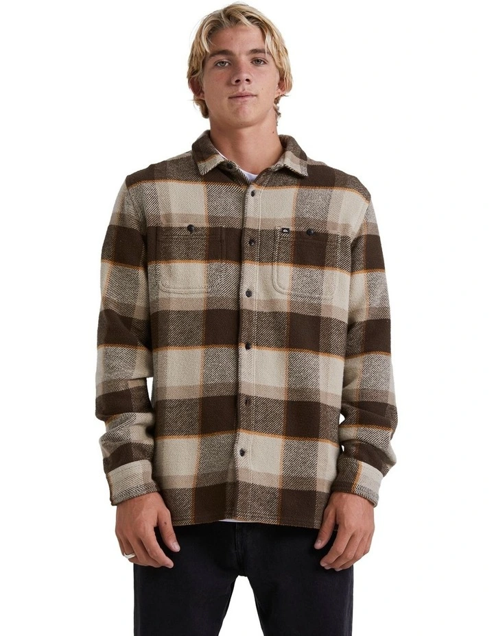 New Seeker Long Sleeve Shirt in Dark Brown