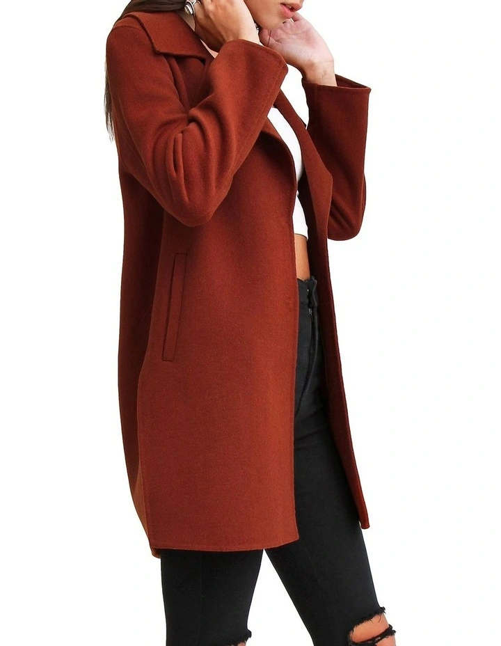 Ex Boyfriend Caramel Blend Oversized Jacket EXBX00CARA