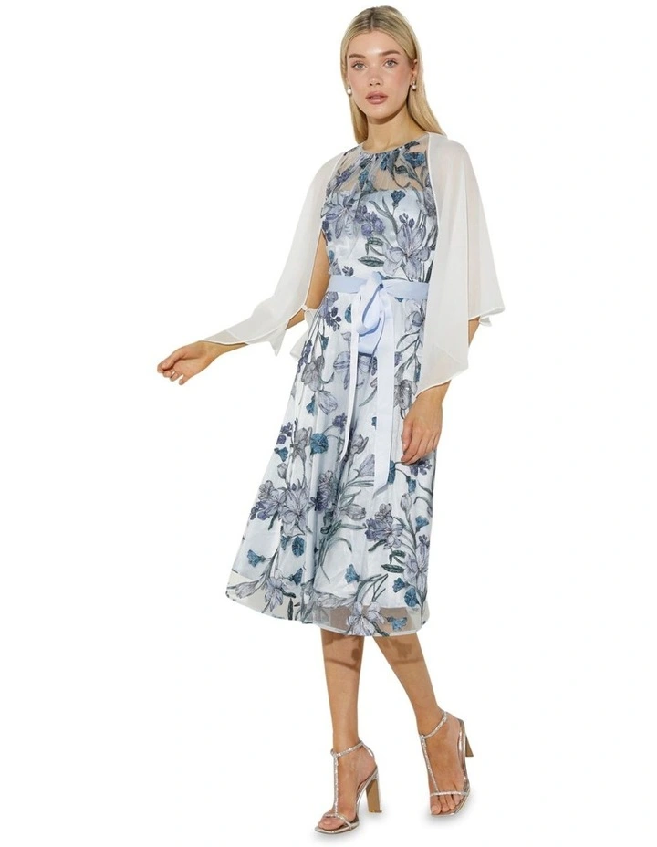 Twiggy Chiffon Wrap in Ivory