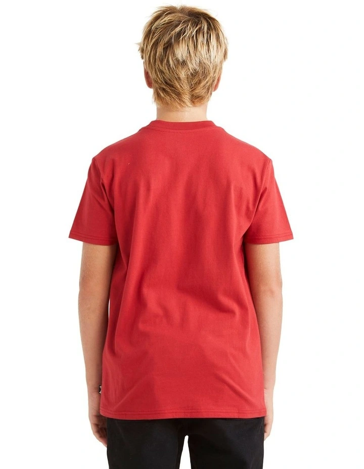 Tribal Wave T-Shirt in Core Red