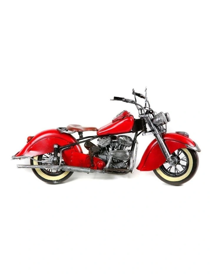 1948 Chief Motorcycle 41cm in Red