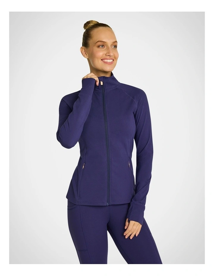 Sculpt Fitted Jacket in Blackberry