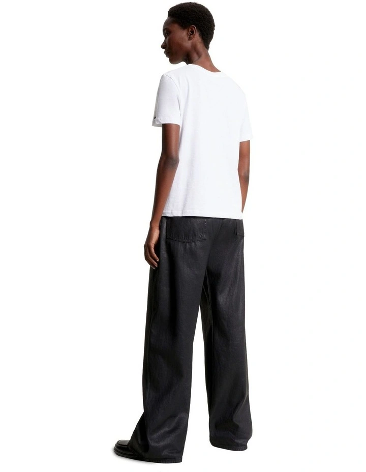 Logo Crew Neck T-Shirt in White