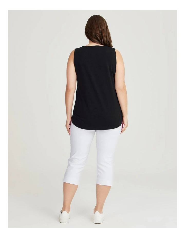 Australian Cotton Element Top in Black