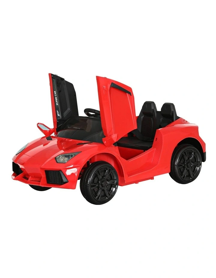 Kids Electric Ride On Car Ferrari-Inspired Toy Cars Remote 12V in Red