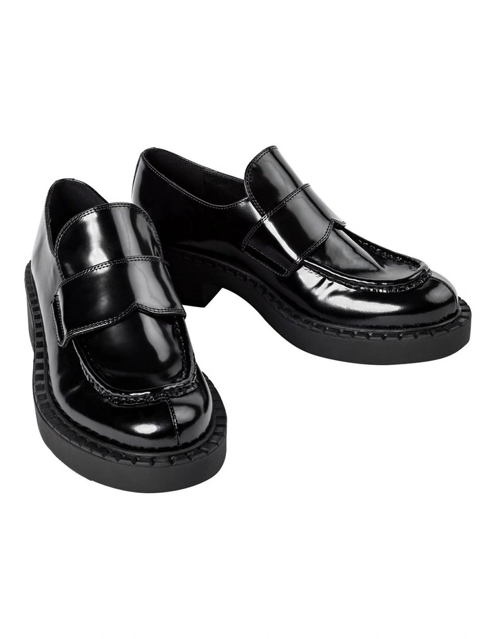 Corvette Black Hi Shine Shoes