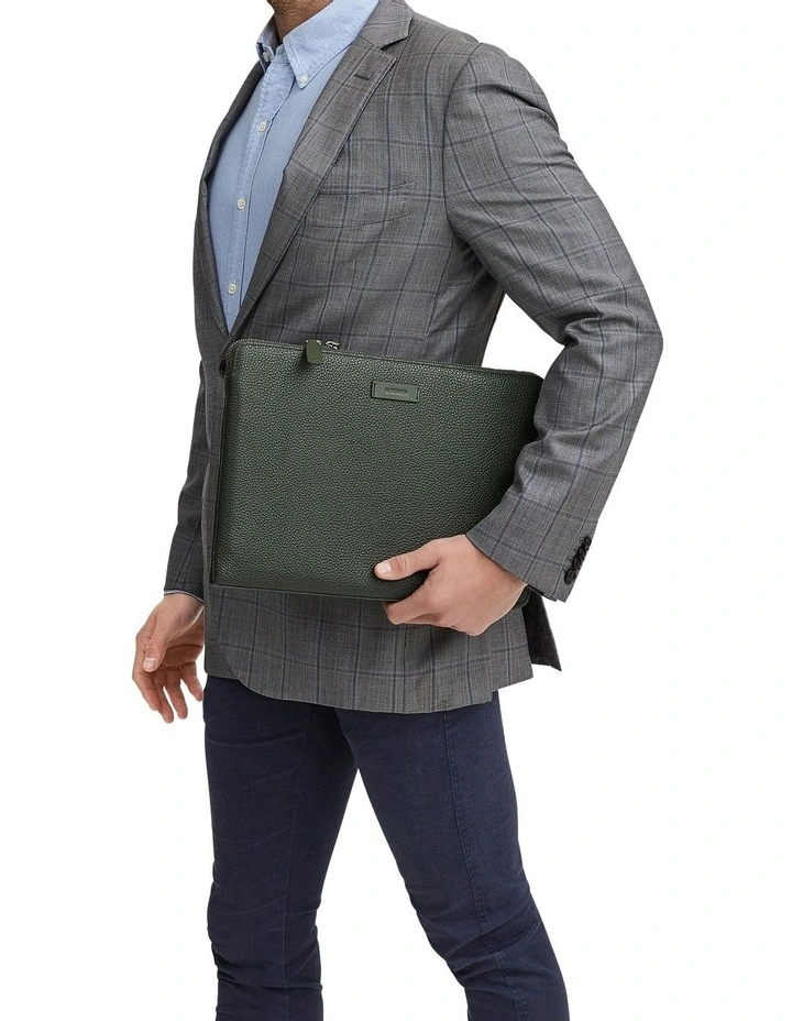 Stark Laptop Sleeve in Olive Green