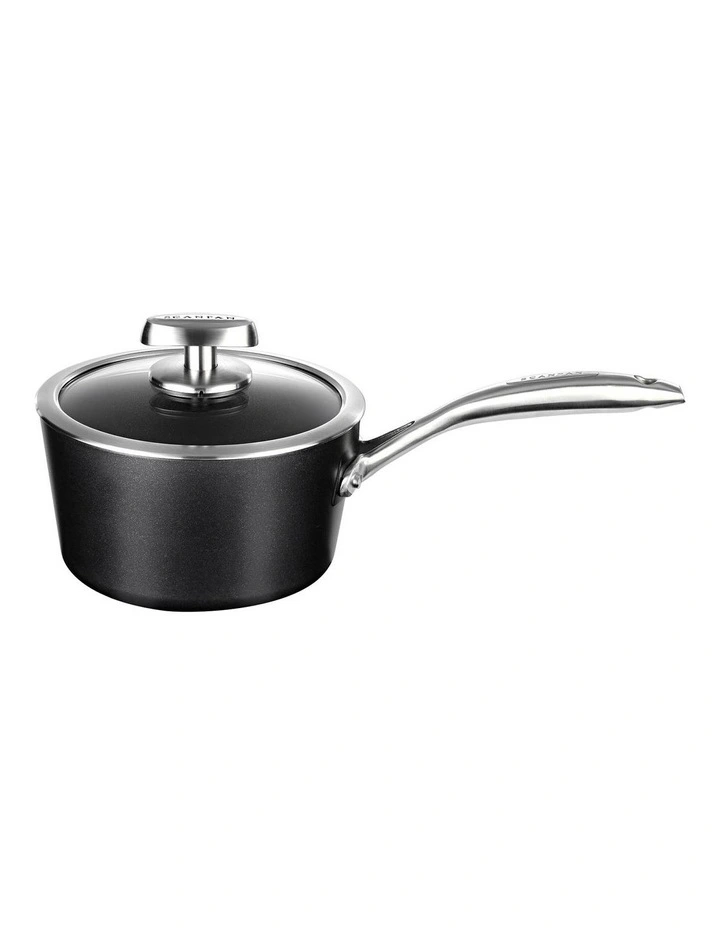 PRO IQ 18cm/1.5 Litre Saucepan Black