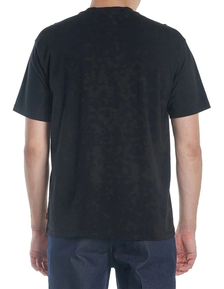 Red Tab Vintage T-shirt in Mineral Black