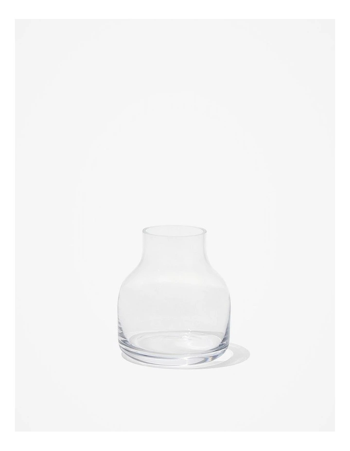 Dane Small Glass Vase in Clear