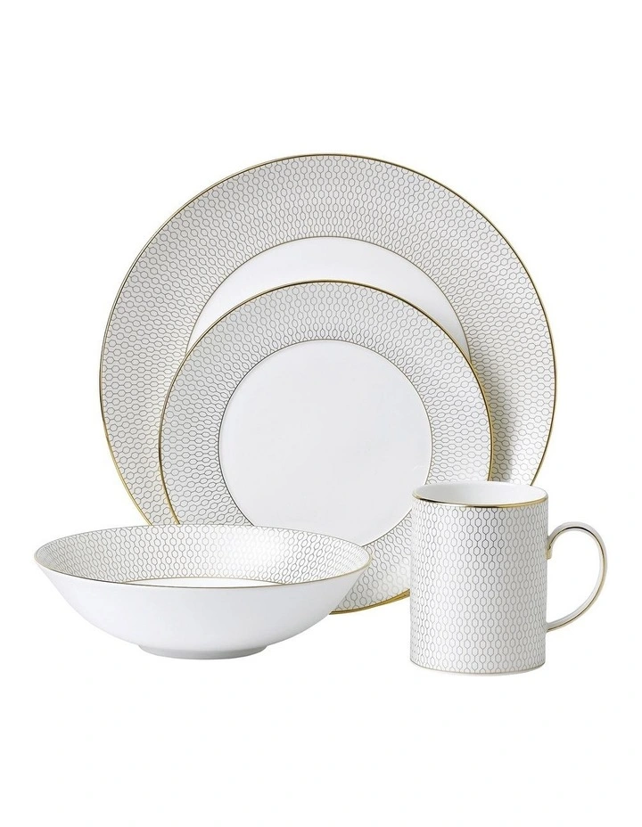 Gio Gold 4 Piece Dinner Set