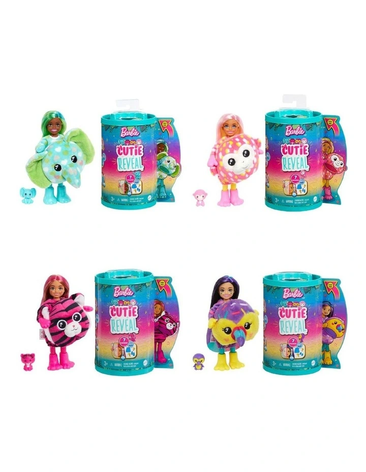 Cutie Reveal Jungle Series Doll Assorted