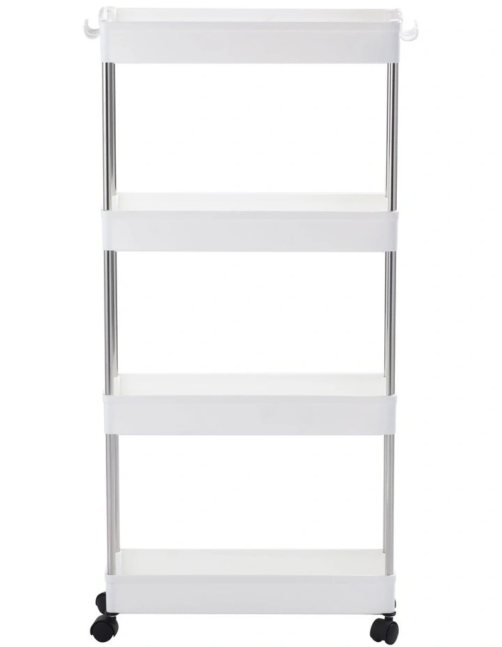 4 Tier Storage Organiser 40x12.5x86cm in White