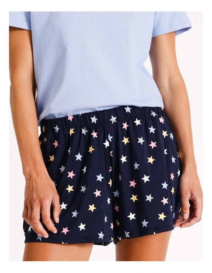 Short in Navy Star