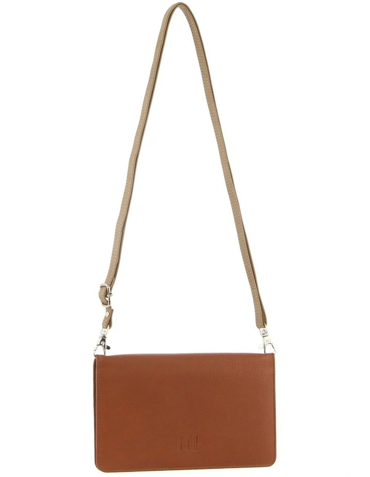 Leather Wallet/Organiser Bag in Tan