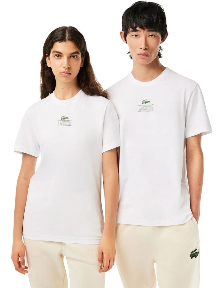 Core Graphics Heavy Jersey T-shirt in White
