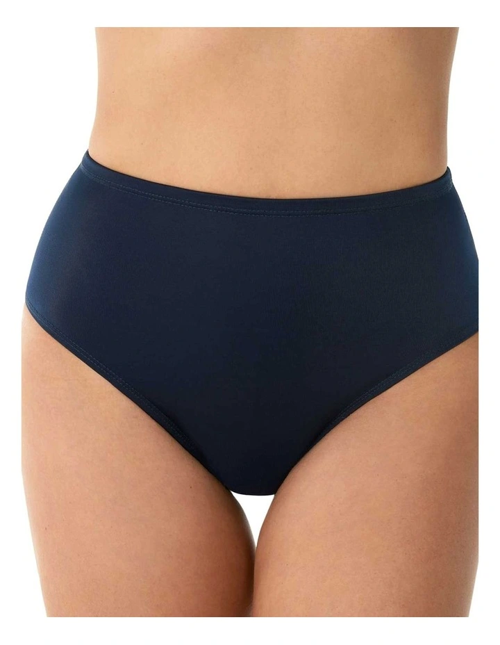 Separates Full Coverage Shaping Bikini Bottoms in Midnight