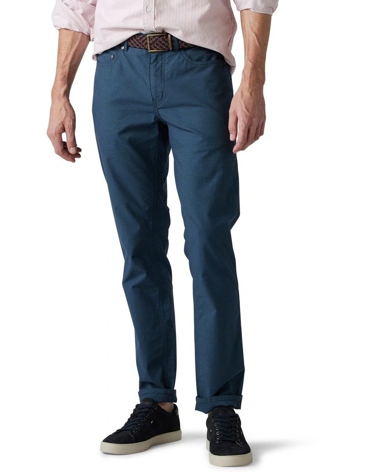 Gunn Straight Fit Jean Regular Leg in Bluestone