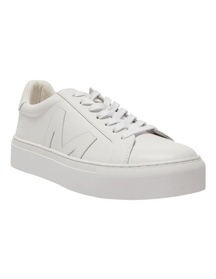 Trio Leather Sneakers in White